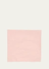 Simonnot Godard Men's Mineral Cotton Pocket Square In Pink