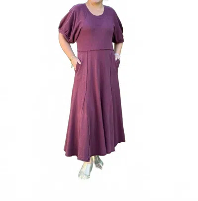 Simply Southern Vivian Midi Dress In Umber In Purple