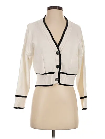 Pre-owned Sincerely Jules Cardigan Sweater In Ivory
