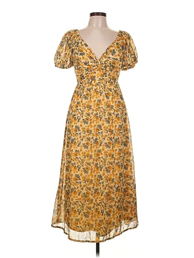 Pre-owned Sincerely Jules Casual Dress In Yellow