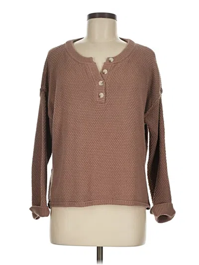 Pre-owned Sincerely Jules Pullover Sweater In Brown