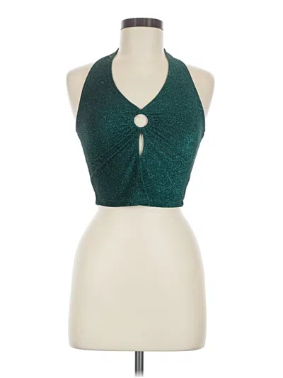 Pre-owned Sincerely Jules Sleeveless Blouse In Teal