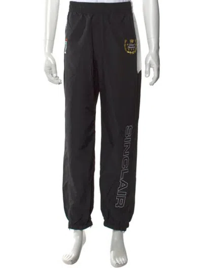 Pre-owned Sinclair Graphic Print Athletic Pants W/ Tags In Black/white