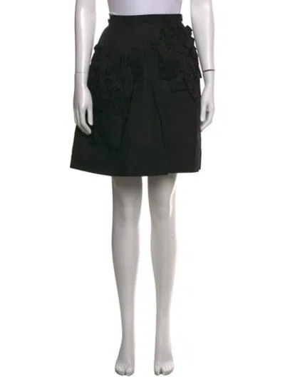 Pre-owned Sinclair Mini Skirt In Black