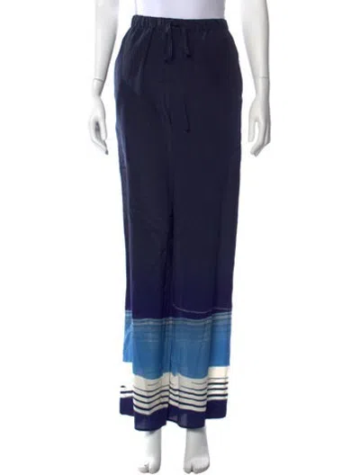 Pre-owned Sir Silk Wide Leg Pants W/ Tags In Blue