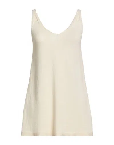 Sita Murt / Woman Mini Dress Ivory Size Xl Cotton In White
