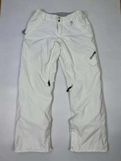 Pre-owned Skategang X Ski Volcom Vintage White Ski Pants