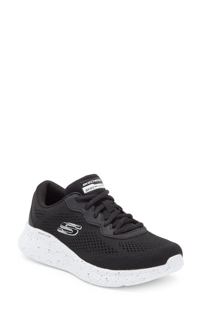 Skechers Skech-lite Pro Cute Debut Sneaker In Black/ White