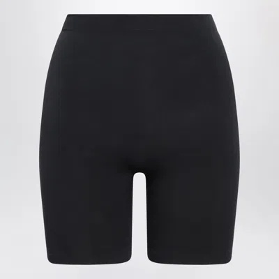 Skims Black Seamless Sculpt Mid-thigh Shaping Shorts