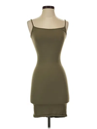 Pre-owned Skims Cocktail Dress In Tan