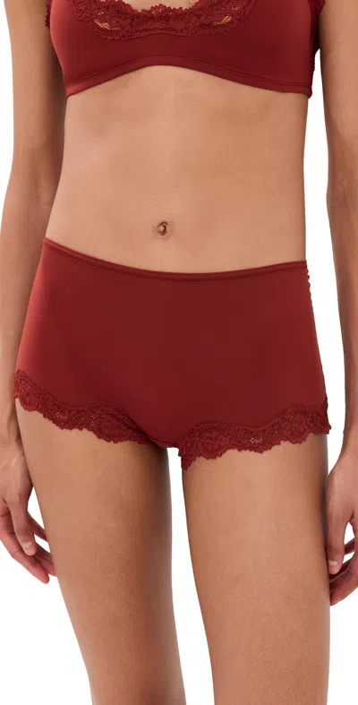 Skims Fits Everybody Lace Boyshorts Merlot
