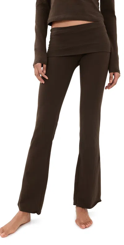 Skims Foldover Pants Espresso