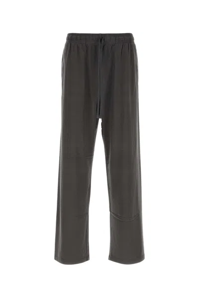 Skims Graphite Stretch Mini T-shirt Joggers In Gray