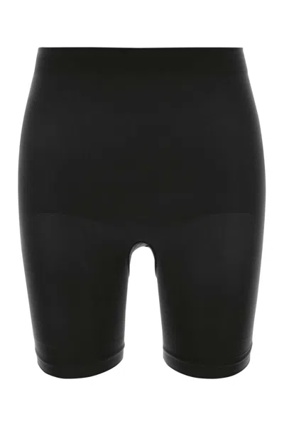 Skims Onyx Sculpt Mini Stretch Nylon Shorts In Gray