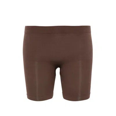 Skims Seamless Shorts In Brown