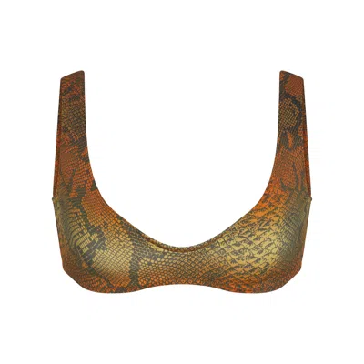 Skims Signature Swim In Animal Print