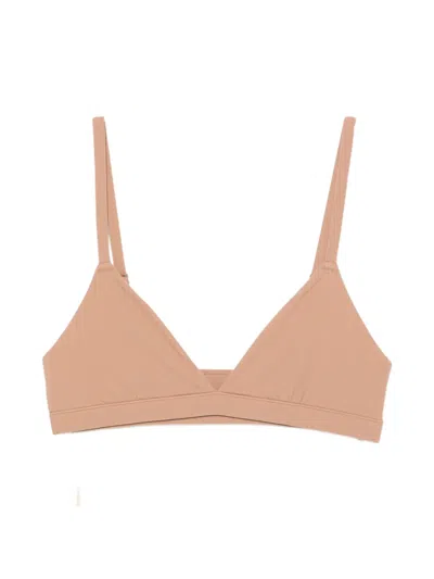 Skims Triangle Bra In Brown