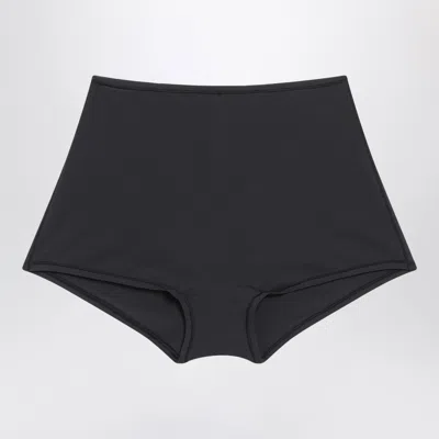 Skims Ultra-soft Stretch Mini Boy Shorts With Double-layer Coverage In Black