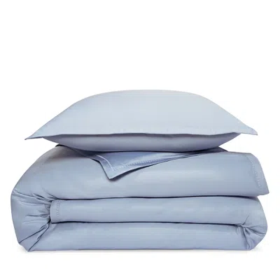 Sky 500tc Sateen Wrinkle Resistant Duvet Cover Set, King In Coast Blue