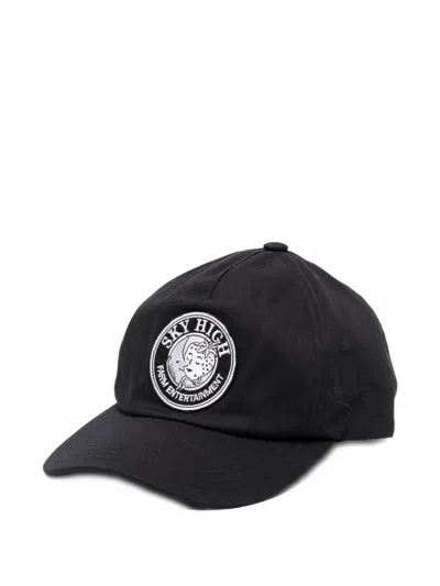 Sky High Farm Patched Cap In Black