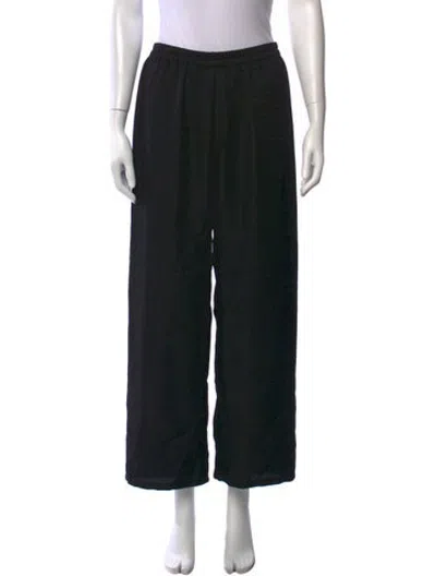 Pre-owned Sleeper Wide Leg Pants In Black