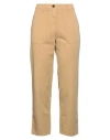 Slowear Incotex Woman Pants Camel Size 4 Cotton, Linen In Beige