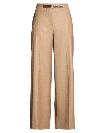 Slowear Woman Pants Khaki Size 10 Virgin Wool In Nude