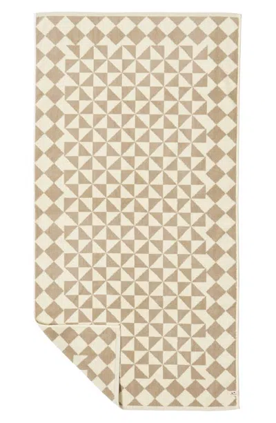 Slowtide Gatsby Cotton Bath Towel In Stone