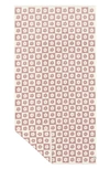 Slowtide Gigi Floral Cotton Bath Towel In Neutral