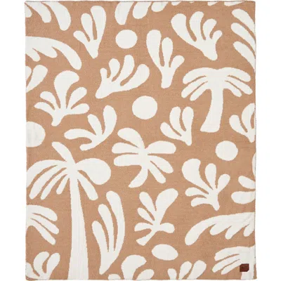 Slowtide Kingston Cozy Knit Throw Blanket In Mocha