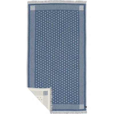 Slowtide Shogun Driftweave Turkish Beach Towel In Indigo