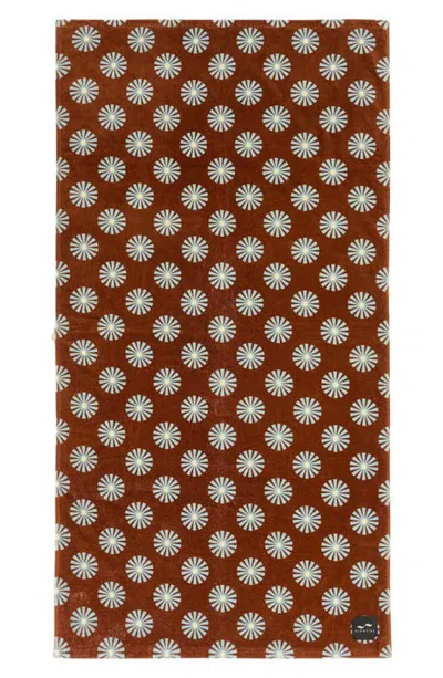 Slowtide Sun Dazed Beach Towel In Toast