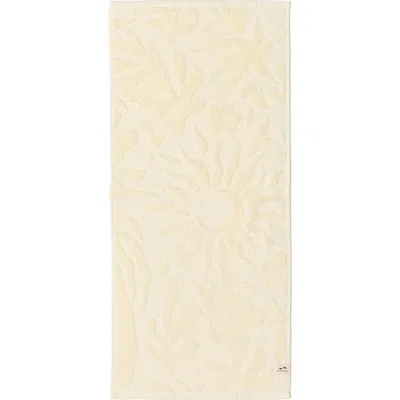 Slowtide Sunny Sculpted Hand Towel In Cream