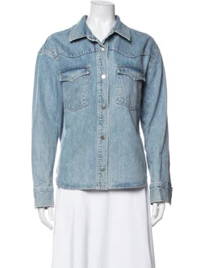 Pre-owned Slvrlake Denim Jacket In Blue