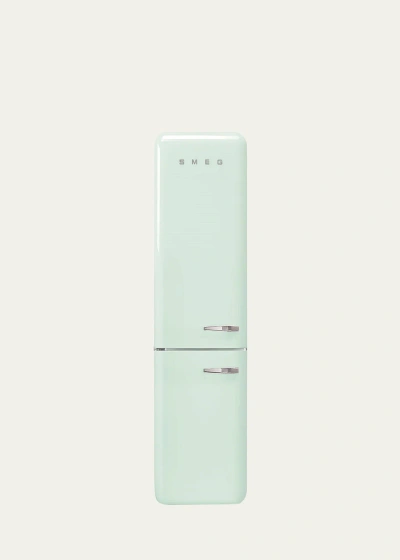 Smeg Fab32 Retro-style Refrigerator With Bottom Freezer, Left Hinge In Green