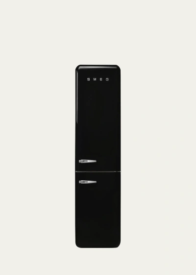 Smeg Fab32 Retro-style Refrigerator With Bottom Freezer, Right Hinge In Black