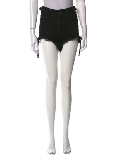 Pre-owned Smfk Mini Shorts In Black