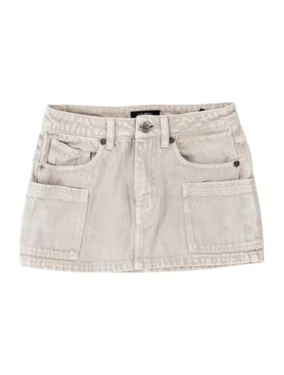 Pre-owned Smfk Mini Skirt In White