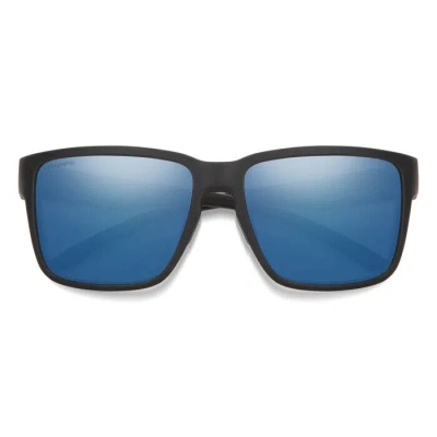Pre-owned Smith Emerge Sunglasses - Matte Black W/chromapop Polarized Blue Mirror