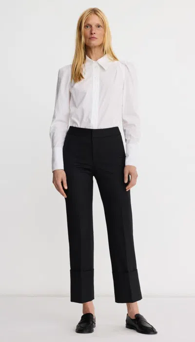 Smythe Cuffed Flood Pant In White