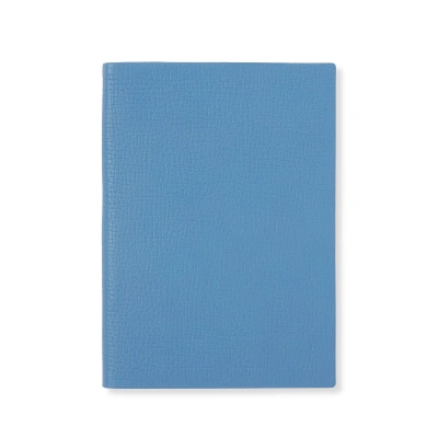 Smythson Soho Notebook In Ludlow In Blue