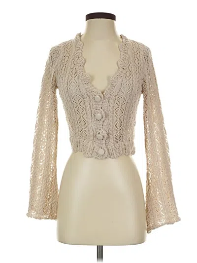 Pre-owned Sndys Cardigan Sweater In Ivory