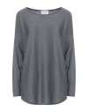 Snobby Sheep Woman Sweater Lead Size 12 Silk, Cashmere In Grey