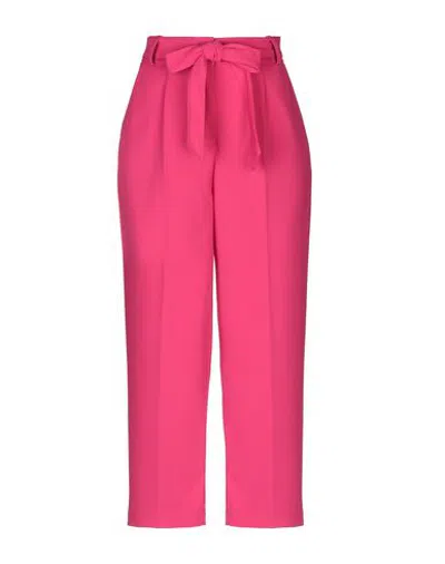 Soallure Casual Pants In Fuchsia