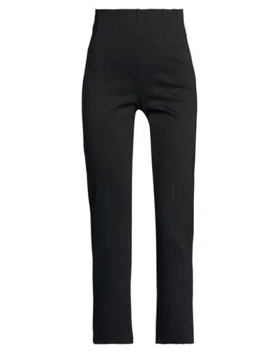 Soallure Woman Pants Black Size 6 Viscose, Polyamide, Polyester, Elastane