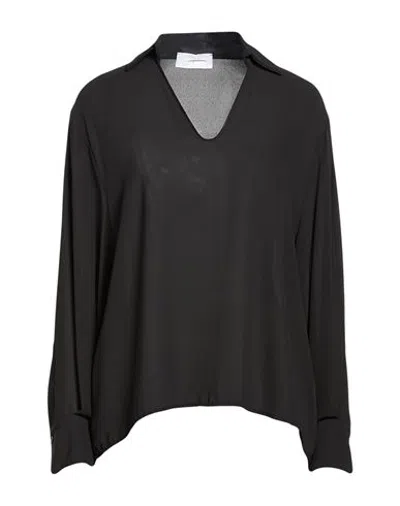 Soallure Woman Top Black Size S Polyester