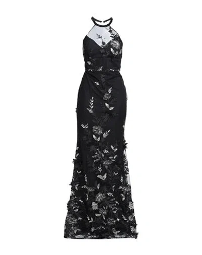 Soani Woman Maxi Dress Black Size 12 Polyester