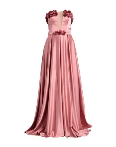 Soani Woman Maxi Dress Pastel Pink Size 10 Polyester