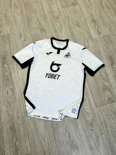 Pre-owned Soccer Jersey Joma Swansea City 2019/20 Home  In White