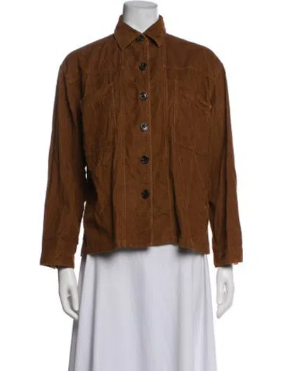 Pre-owned Soeur Jacket In Brown